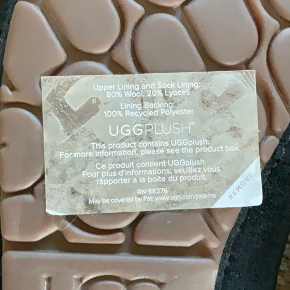 UGG Ansley women’s black suede slipper, sz 9 new in box - Picture 4 of 9